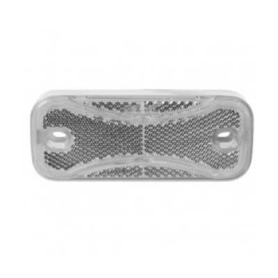 Durite 0-171-70 White LED Front Marker Lamp With Reflex Reflector And Flying Leads - 12/24V PN: 0-171-70